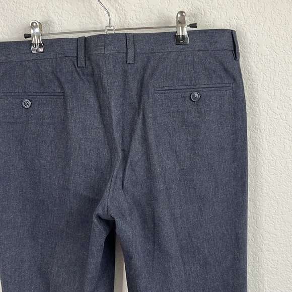 ETRO Spackled Flannel Gridded Pressed Seam Trousers - Picture 7 of 9